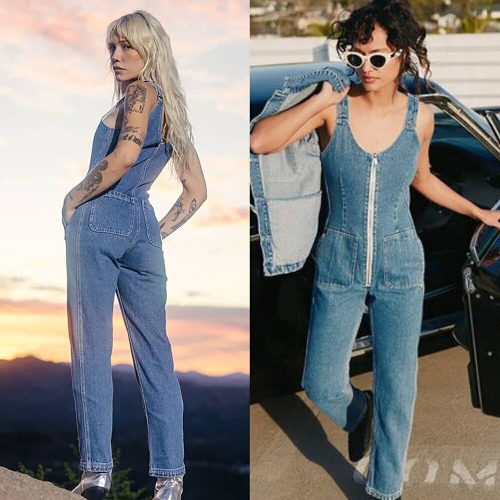 Atwyld Vandace Denim Jumpsuit XXL NWT